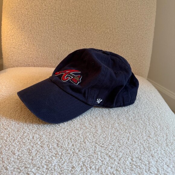 NWOT! Men's Atlanta Braves '47 Logo Adjustable Hat - Picture 1 of 5